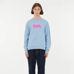 Lost Management Cities Mens Sticker Sweatshirt -Cheap Modizzy Store 0LM22FSW109 2