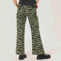 X-Girl Womens Military Flare Pants 8 X-Girl Womens Military Flare Pants -Cheap Modizzy Store 105232031007 MUL 3
