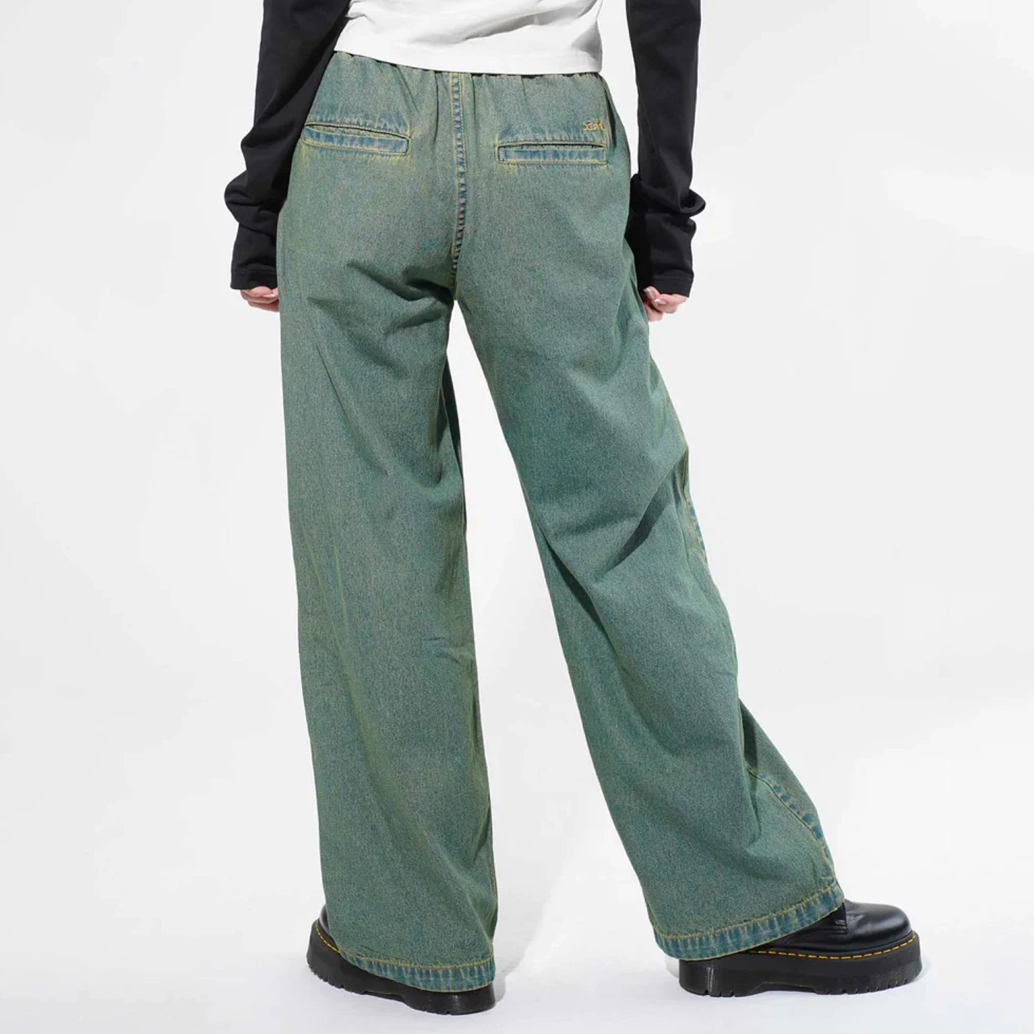 X-Girl Womens Easy Denim Pants 5 X-Girl Womens Easy Denim Pants - Image 3