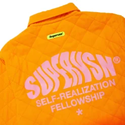 Supervsn Mens Manifest Quilted Over Shirt -Cheap Modizzy Store 35 SP23207ORNG 3 3 11zon