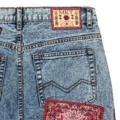 Market Mens Rug Dealer Denim Pants -Cheap Modizzy Store 388001127 BLU 4