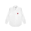 Comme Des Garçons Play CDG Play Mens Woven White Shirt -Cheap Modizzy Store AZ B002 051 2 1 27725cf4 1e0f 4d25 b59f 9606d02ac76c