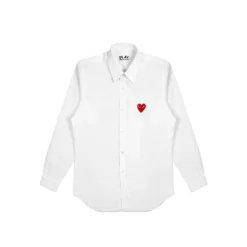 Comme Des Garçons Play CDG Play Mens Woven White Shirt