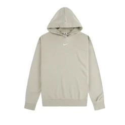 Nike Womens Sportswear Washed Fleece Hoodie 'Cream'