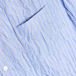 John Elliott Mens Crinkled Kimono Shirt 'Broker Stripe' -Cheap Modizzy Store E065F113302A 3