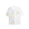 John Elliott Mens Camp Shirt 'Super Bloom Grid' 2 John Elliott Mens Camp Shirt 'Super Bloom Grid' -Cheap Modizzy Store E081F1081129A 1