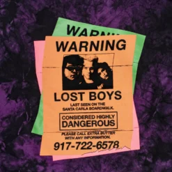 Extra Butter X The Lost Boys "Warning" Hoodie -Cheap Modizzy Store EB LOSTBOYS22 01 PUR 4X
