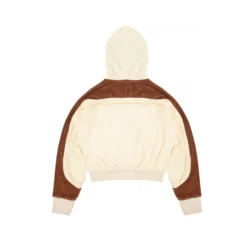 Extra Butter Womens Cropped Zip Up Hoodie -Cheap Modizzy Store EB SU23WZIP1 CRM 2