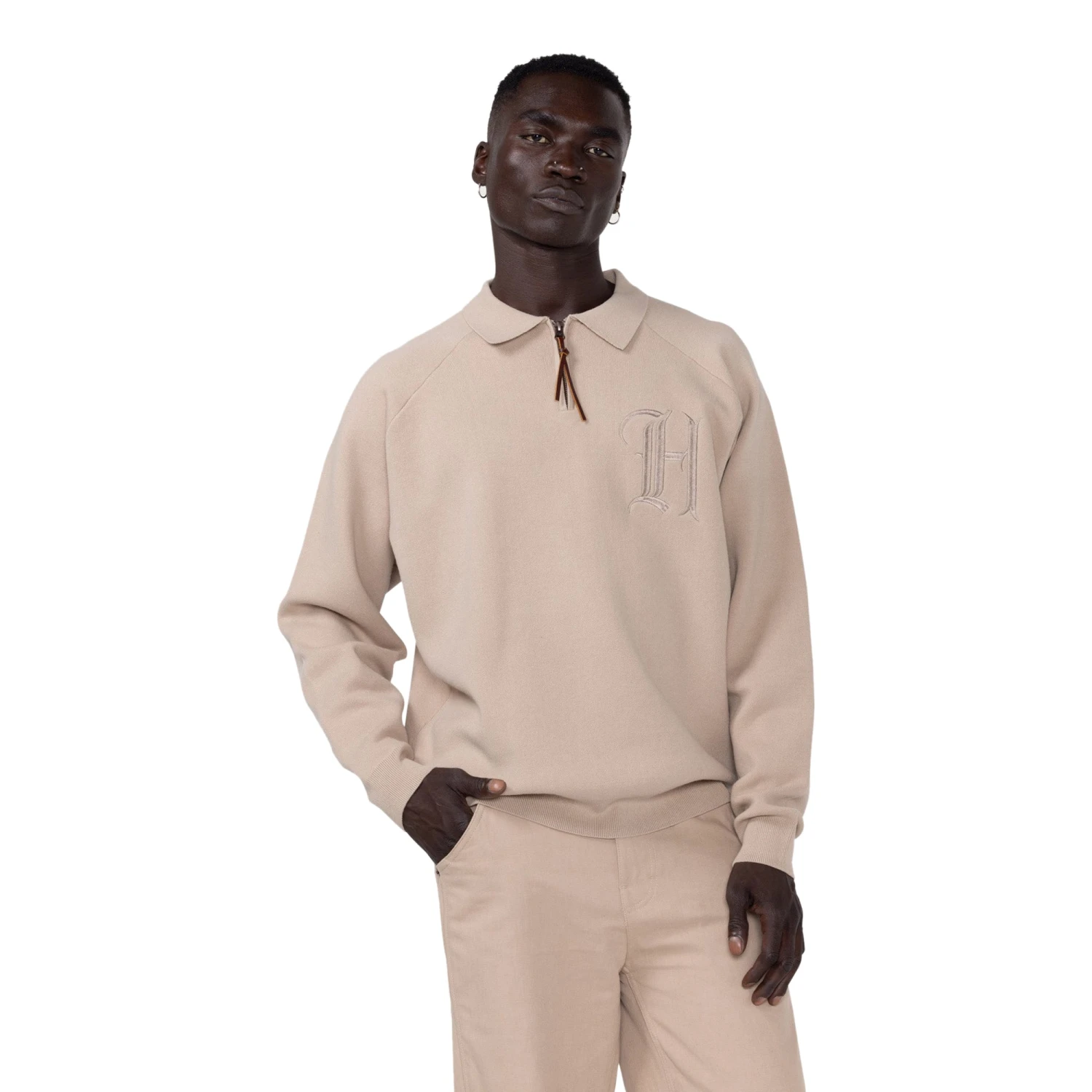 Honor The Gift Mens C-Fall HTG Zip Henley 4 Honor The Gift Mens C-Fall HTG Zip Henley - Image 2