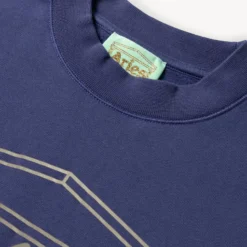 Aries Mens Reflective Column Sweatshirt -Cheap Modizzy Store FUAR20001 NVY 3