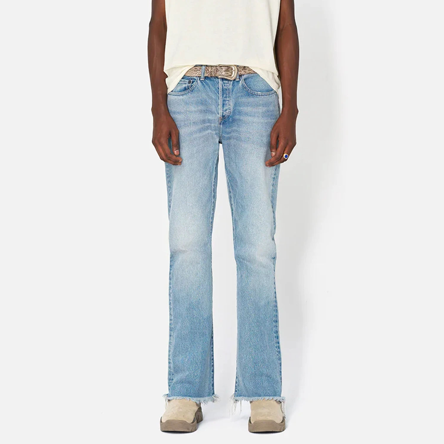 John Elliott Mens Caribou Bootcut Fiona Jeans 4 John Elliott Mens Caribou Bootcut Fiona Jeans - Image 2