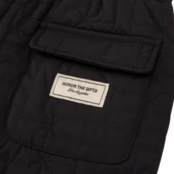 Honor The Gift Kids Nylon Quilted Shorts -Cheap Modizzy Store KHTG230122 BLK 4 38 11zon