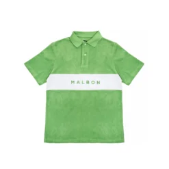 Malbon Golf Mens Clearwater Terry Polo Shirt