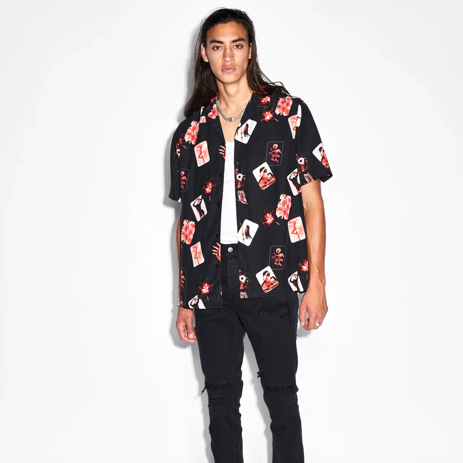 Ksubi Mens Icons Resort Shirt 4 Ksubi Mens Icons Resort Shirt - Image 2