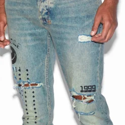Ksubi Mens Van Winkle Throw Bak Trash Jeans -Cheap Modizzy Store MPS24DJ013 DENIM 4