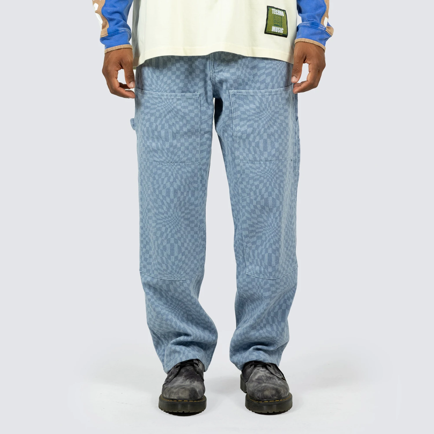 Pleasures Mens Washy Double Knee Work Pants 4 Pleasures Mens Washy Double Knee Work Pants - Image 2