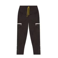 Rhude Cupro Cargo Pant In Black