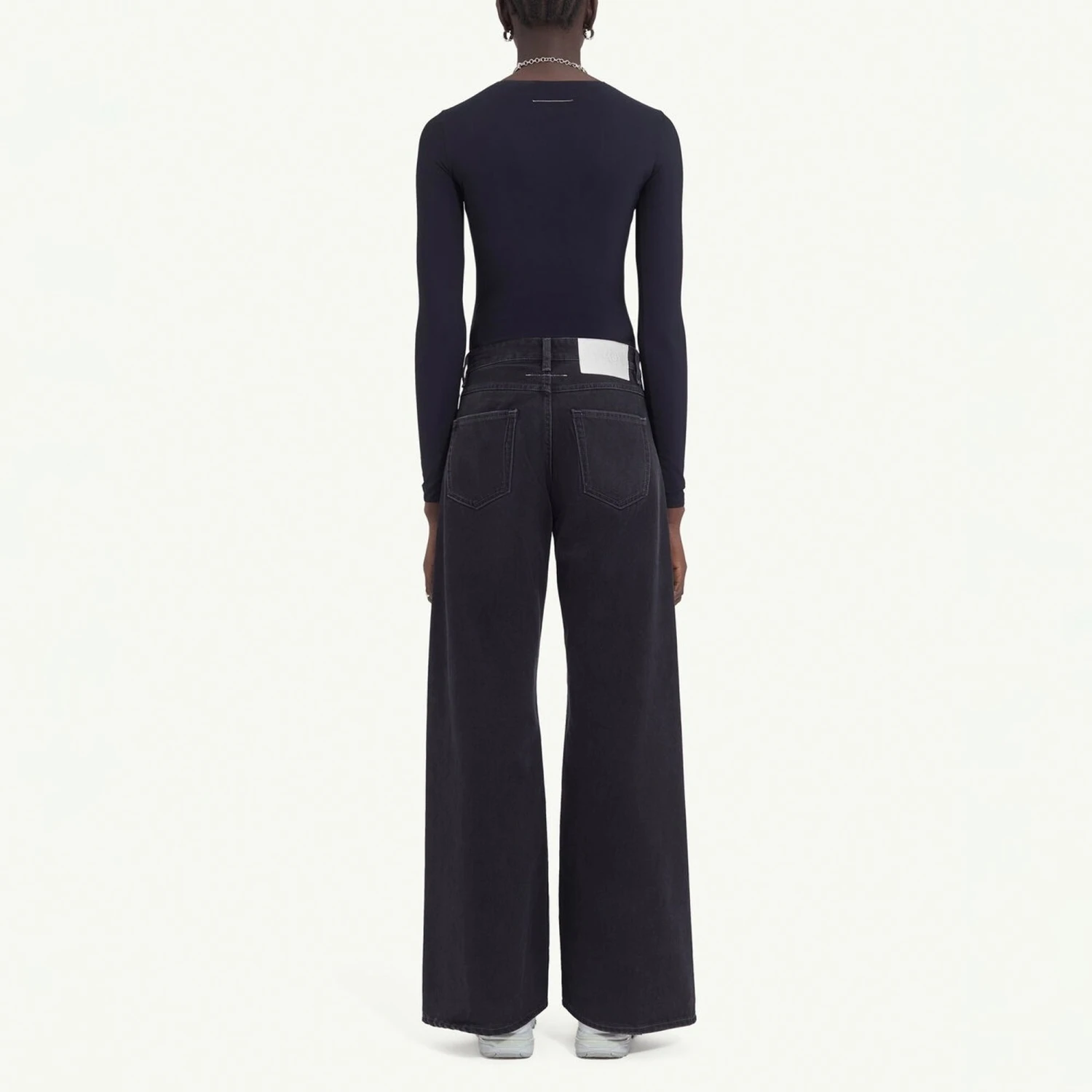 MM6 Maison Margiela Womens 5 Pocket Pants 4 MM6 Maison Margiela Womens 5 Pocket Pants - Image 3