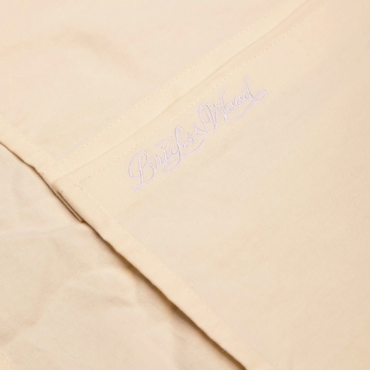 Bricks & Wood Mens Script Button Up Shirt 3 Bricks & Wood Mens Script Button Up Shirt - Image 2