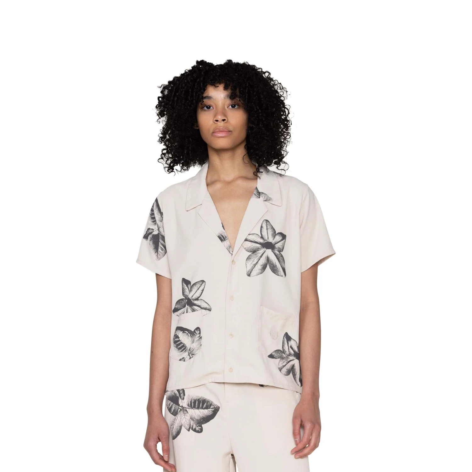 Honor The Gift Womens Floral Camp Button Up Shirt 4 Honor The Gift Womens Floral Camp Button Up Shirt - Image 2