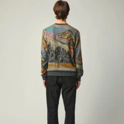 Corridor Mens Mountain Sweatshirt -Cheap Modizzy Store TS0047 MUL 3