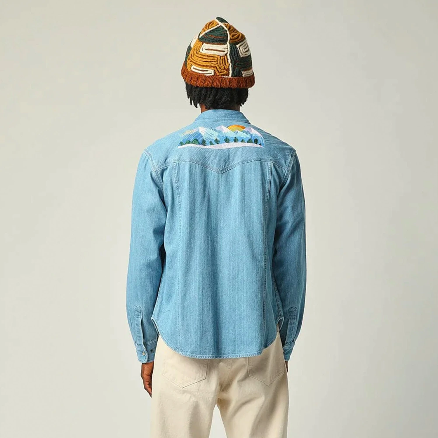 Corridor Mens Mountain Embroidery Western 5 Corridor Mens Mountain Embroidery Western - Image 3