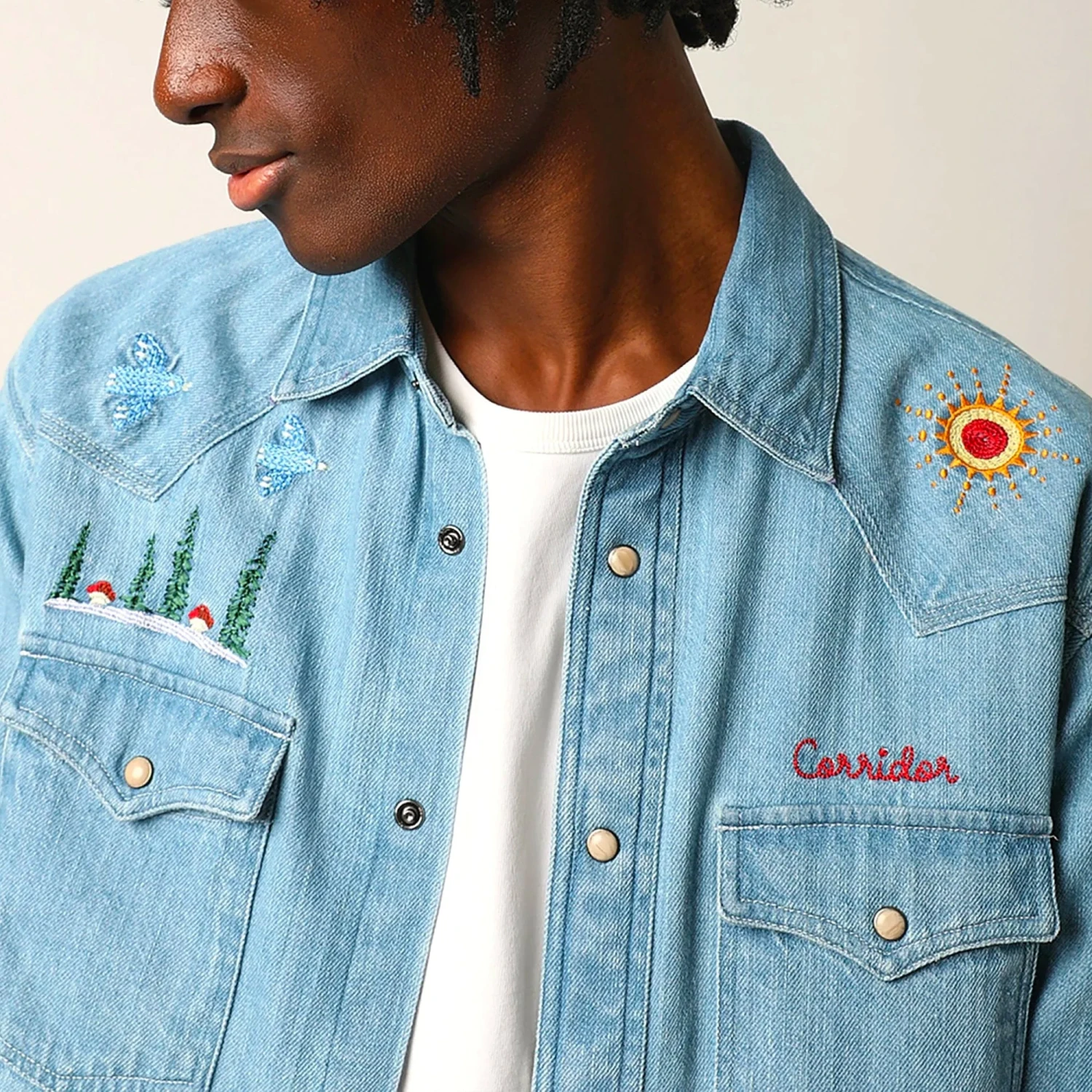 Corridor Mens Mountain Embroidery Western 6 Corridor Mens Mountain Embroidery Western - Image 4